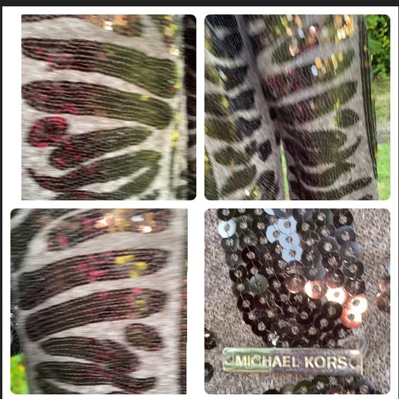 ❤️ Michael Kors   Sparkling Sequin sweater/dress   size L. Pl 37) - Picture 16 of 17